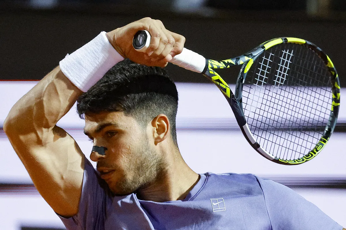 Alcaraz - Khachanov: horario, dónde y cómo ver hoy por TV y online el Masters 1000 de Roma 2025