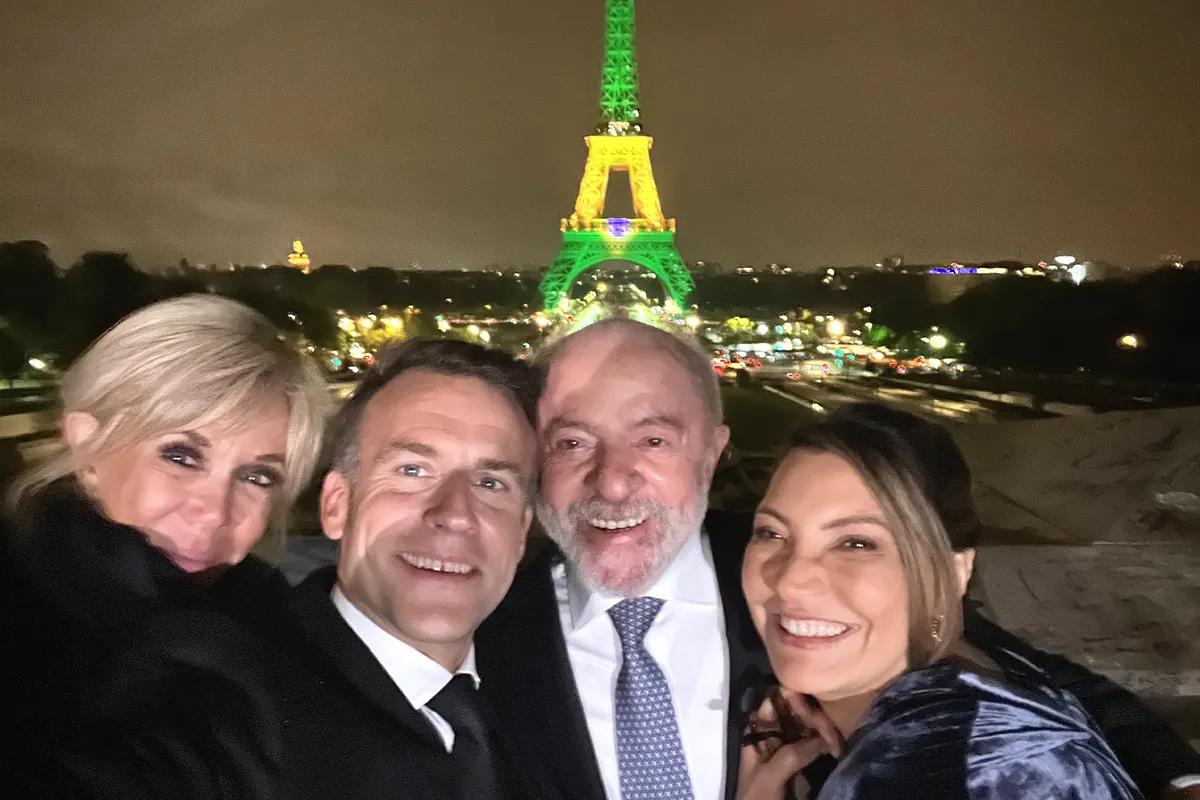 Arka planda Eyfel Kulesi ile Lula ve Macron Seal Histrik devlet ziyareti: “Bu gece Pars Brezilya'nın renklerini giyiyor”