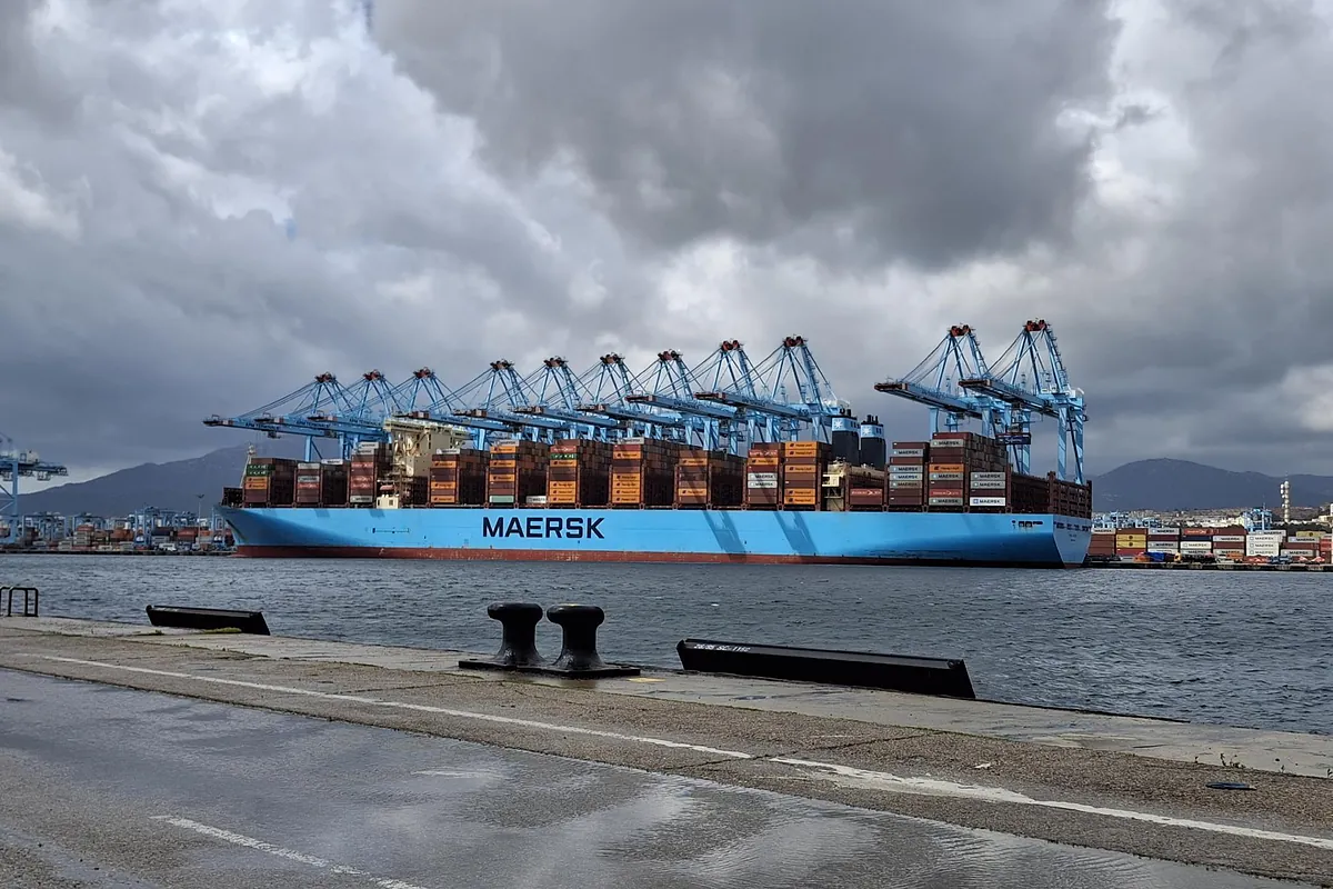 Los temporales y las dudas con los aranceles lastran el primer trimestre del año en el puerto de Algeciras