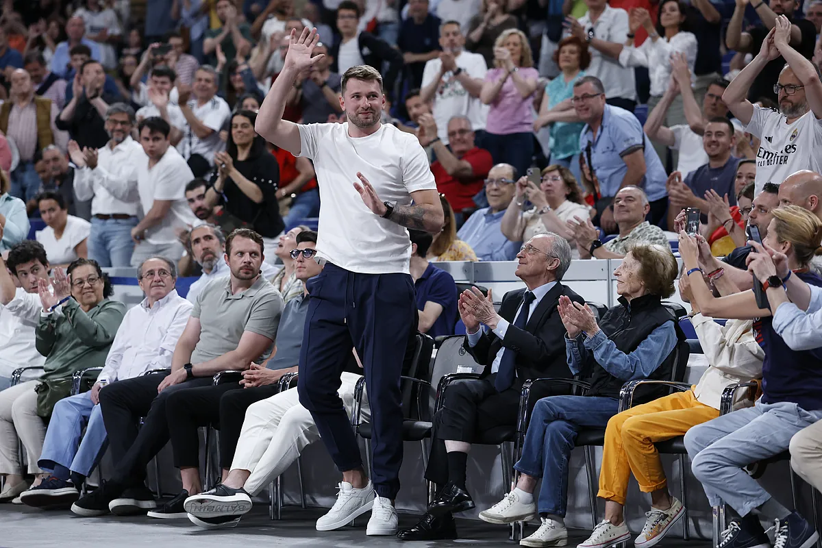 Luka Doncic presencia en primera fila las lágrimas del descenso del Granada