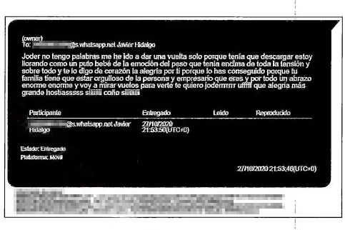 Air Europa siguió en tiempo real la cita confidencial a la que fue Manuel de la Rocha