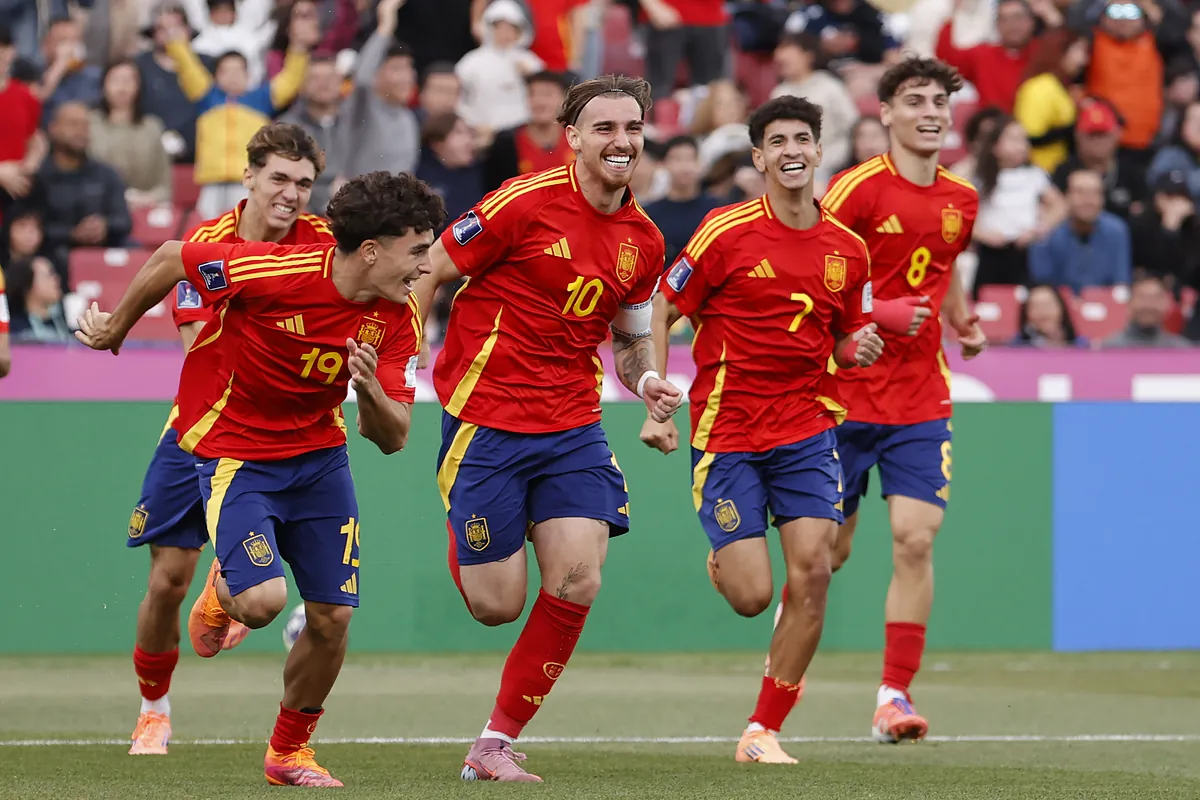 Ucrania - España, mundial sub 20: horario y dónde ver hoy por TV los octavos de final