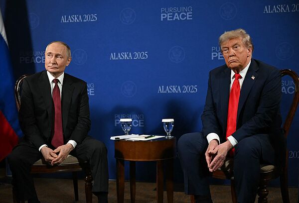Putin y Trump, en su reunión sobre Ucrania en Alaska