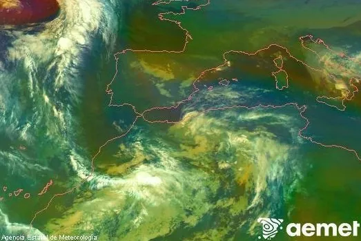 Un chorro polar pasará sobre España a partir del domingo con un cambio radical de la situación meteorológica