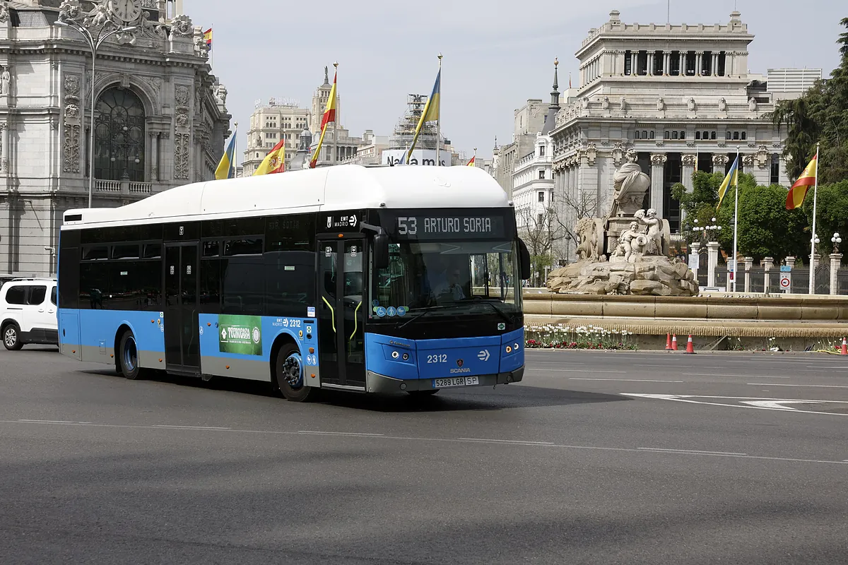 Los autobuses de la EMT y los viajes en Bicimad serán gratuitos el lunes y martes