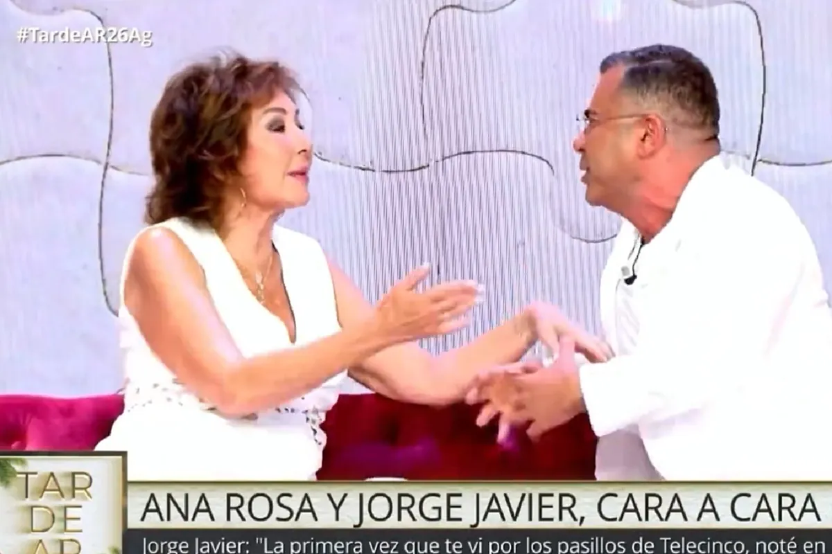 La tensa entrevista entre Ana Rosa Quintana y Jorge Javier Vázquez: "Te  llegué a odiar con toda mi alma" | Televisión