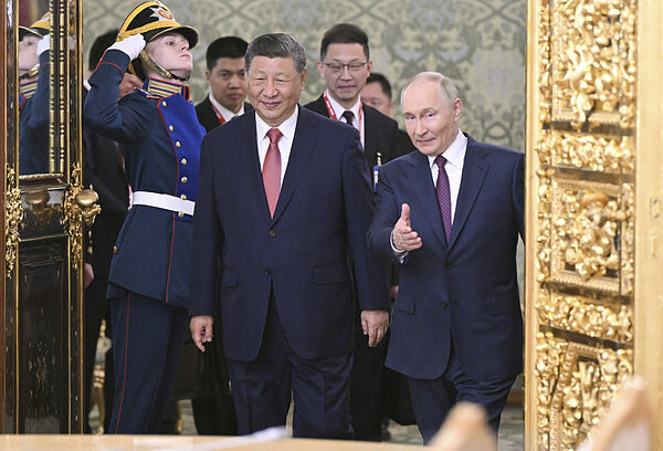 Vladimir Putin y Xi Jinping, en el Kremlin.