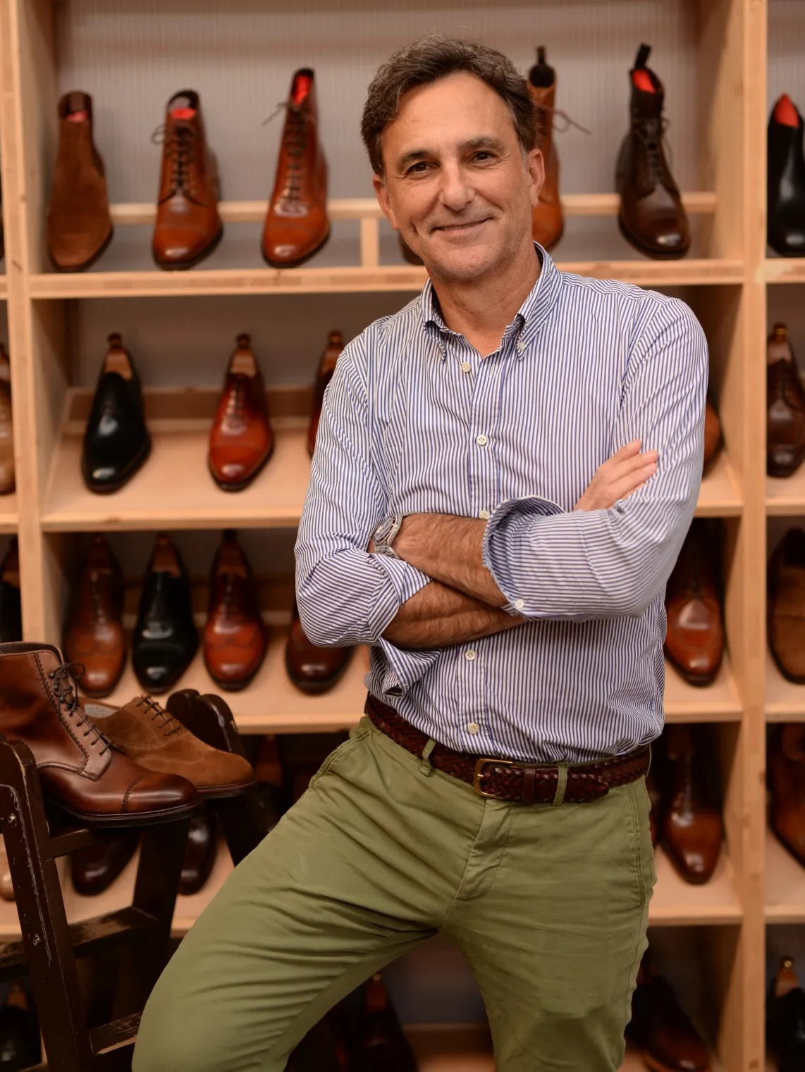Sandro Albaladejo, propietario de Carmina Shoemaker, los mocasines de los pijos en los 80: "Cada par se trabaja durante semanas y pasa por más de 60 manos expertas"