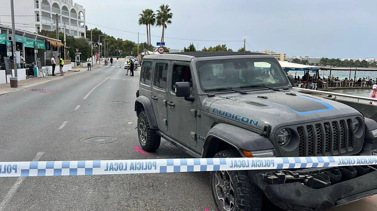 Muere una mujer y otras dos resultan heridas tras ser atropelladas en Ibiza por un coche cuyo conductor estaba bajo los efectos de las drogas
