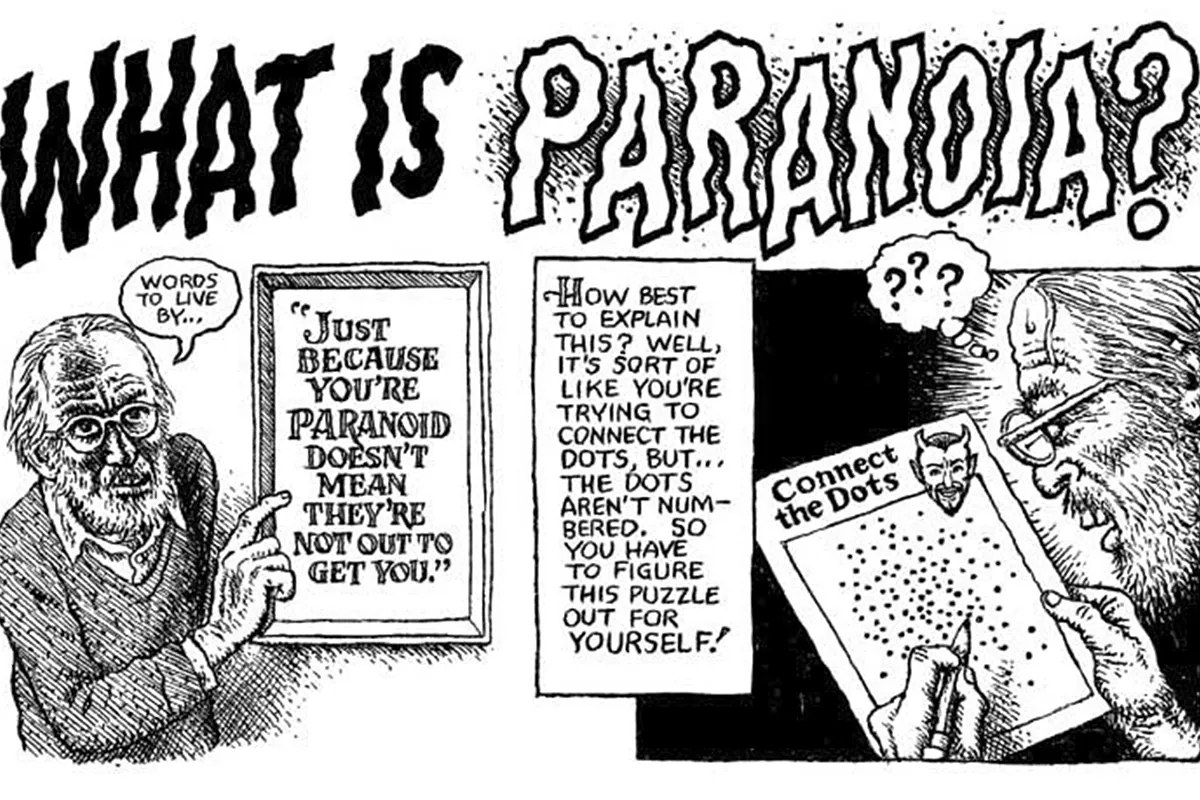 Las locas conspiranoias del viejo maestro del cómic Robert Crumb