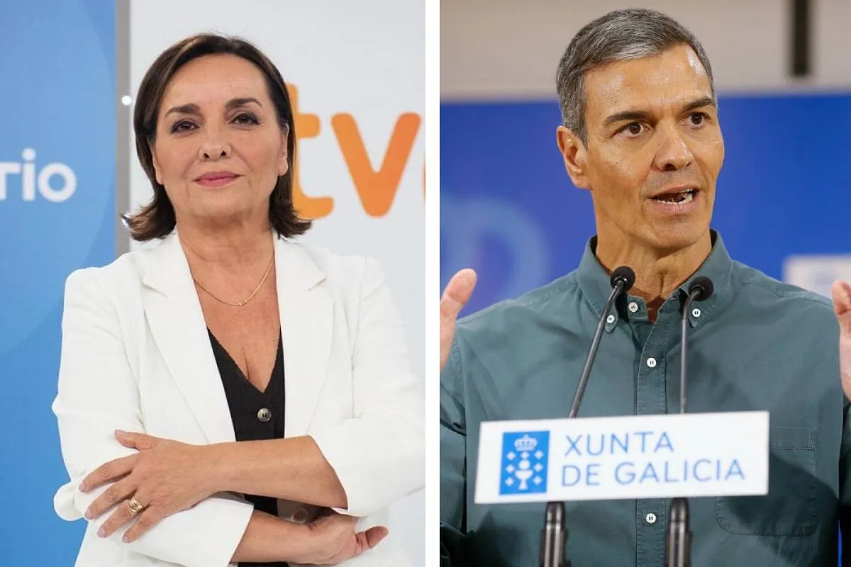 Pepa Bueno vuelve al Telediario de TVE 13 años después con una entrevista a Pedro Sánchez