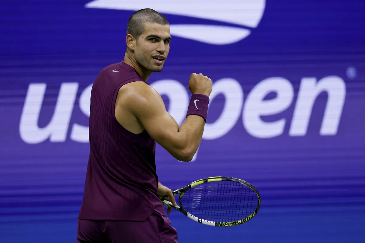 Alcaraz, más Alcaraz que nunca: brilla, asombra y vuela ante Bellucci para llegar a tercera ronda del US Open