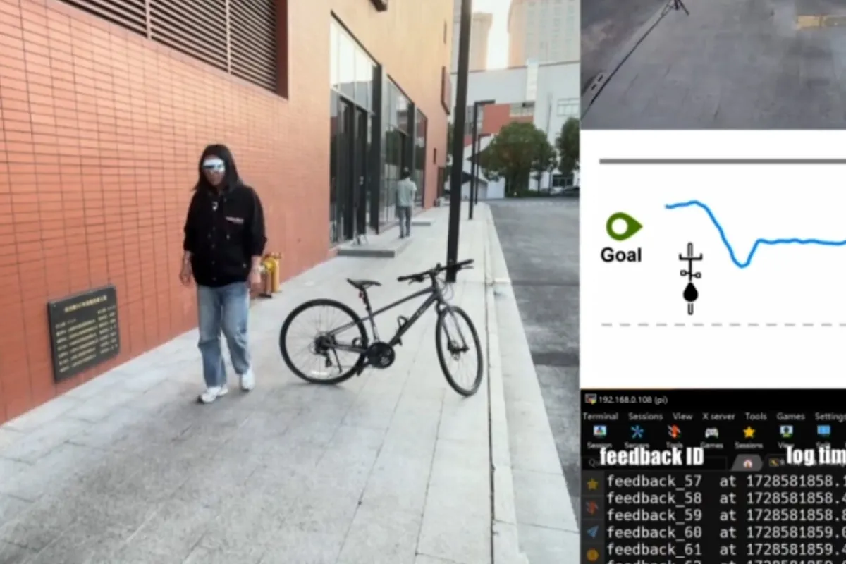 Brille mit künstlicher Intelligenz gelingt es, die Blinden auf der Straße zu führen