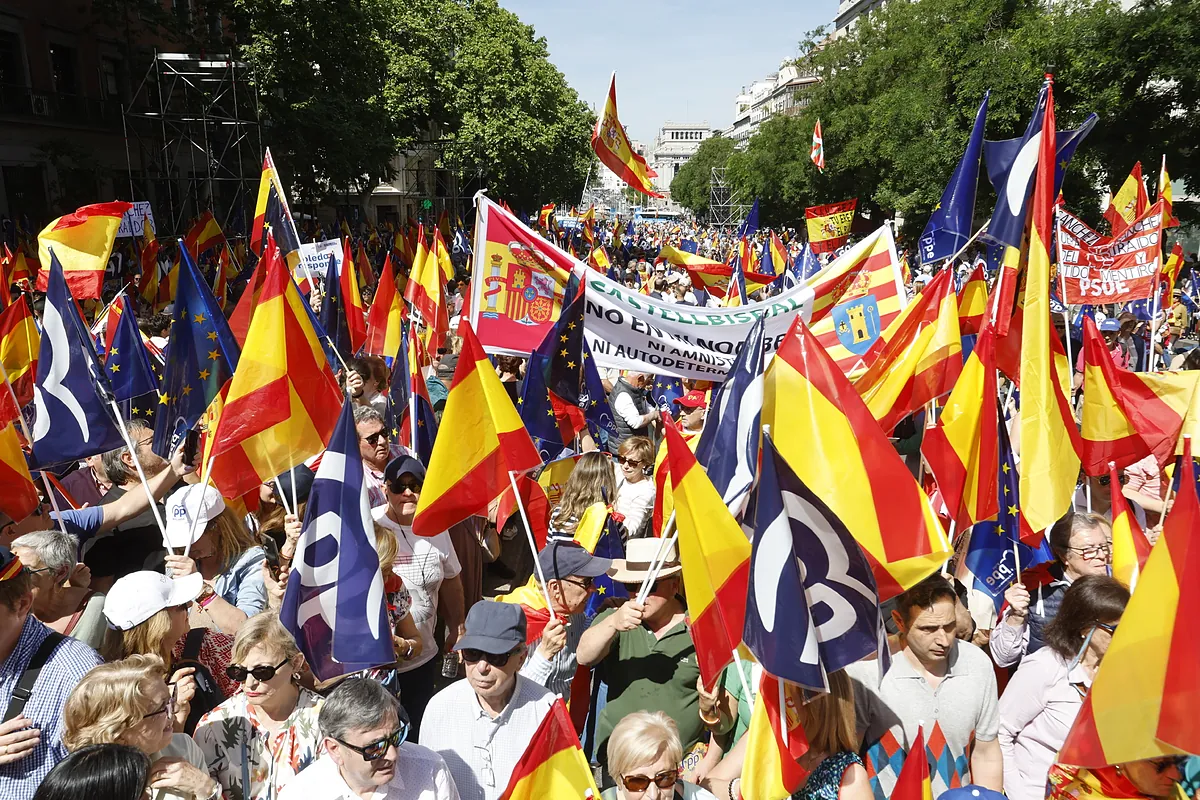 Manifestación contra Pedro Sánchez este sábado, 10 de mayo, en Madrid:  horario, recorrido y cortes de tráfico | Descubre