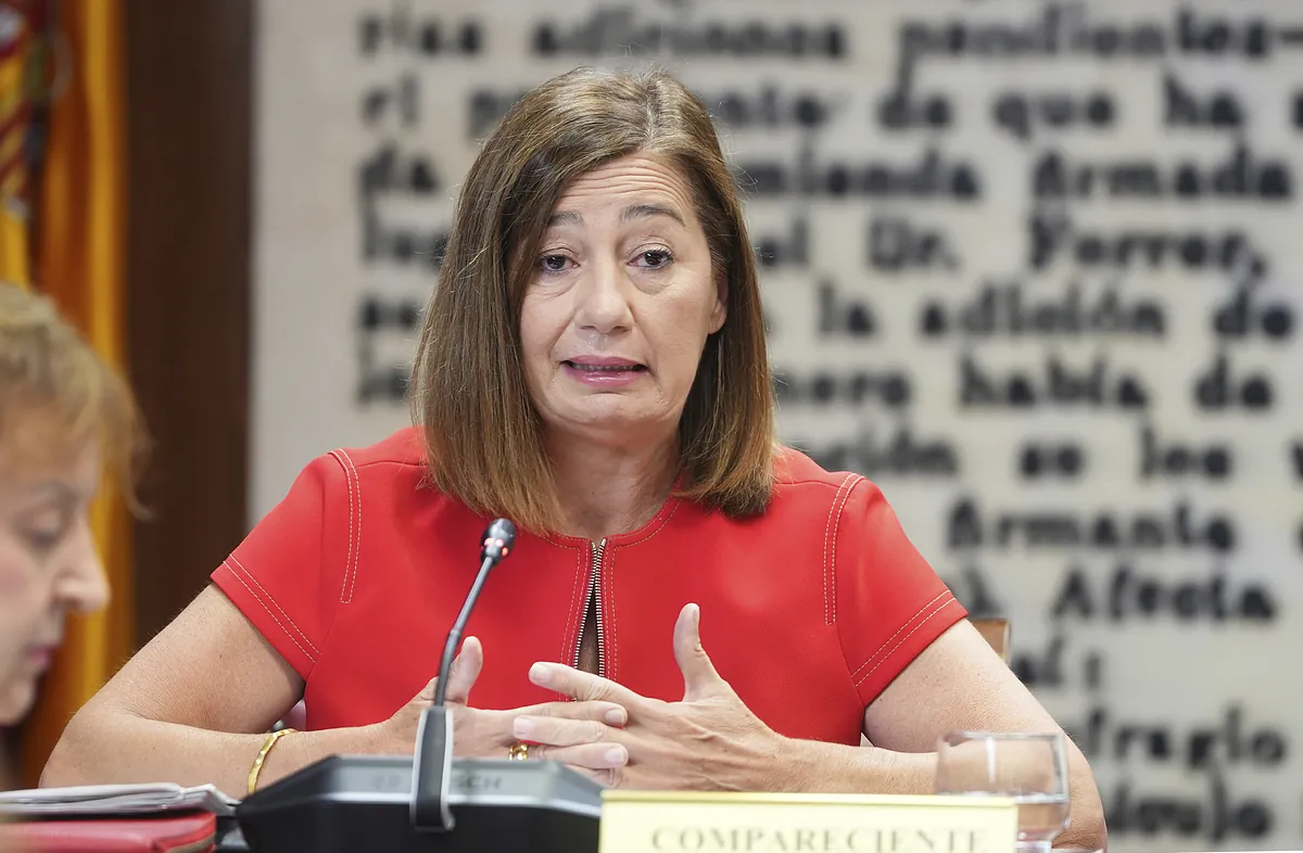 Armengol, ante la comisión del caso Koldo:  Tengo la conciencia hipertranquila. No he robado nada 