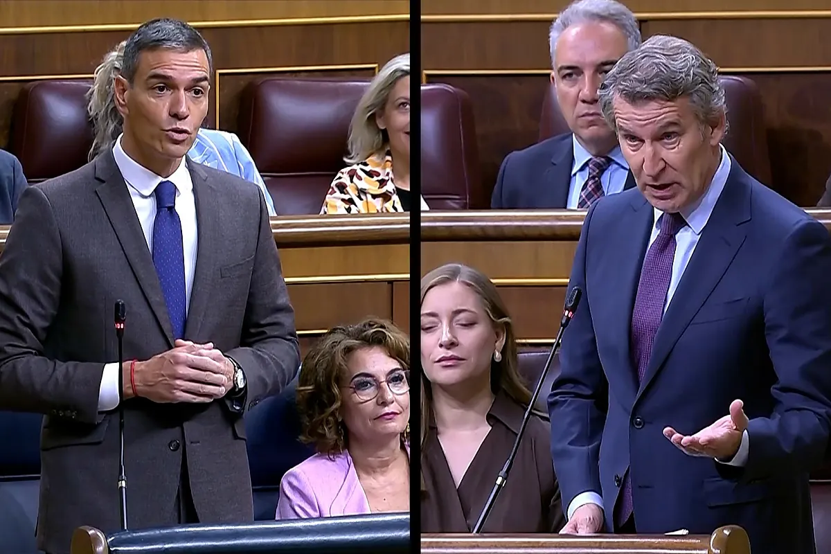 Feijóo afea el lapsus de Yolanda y el "Gobierno de corrupción" y Sánchez insinúa que es un inculto