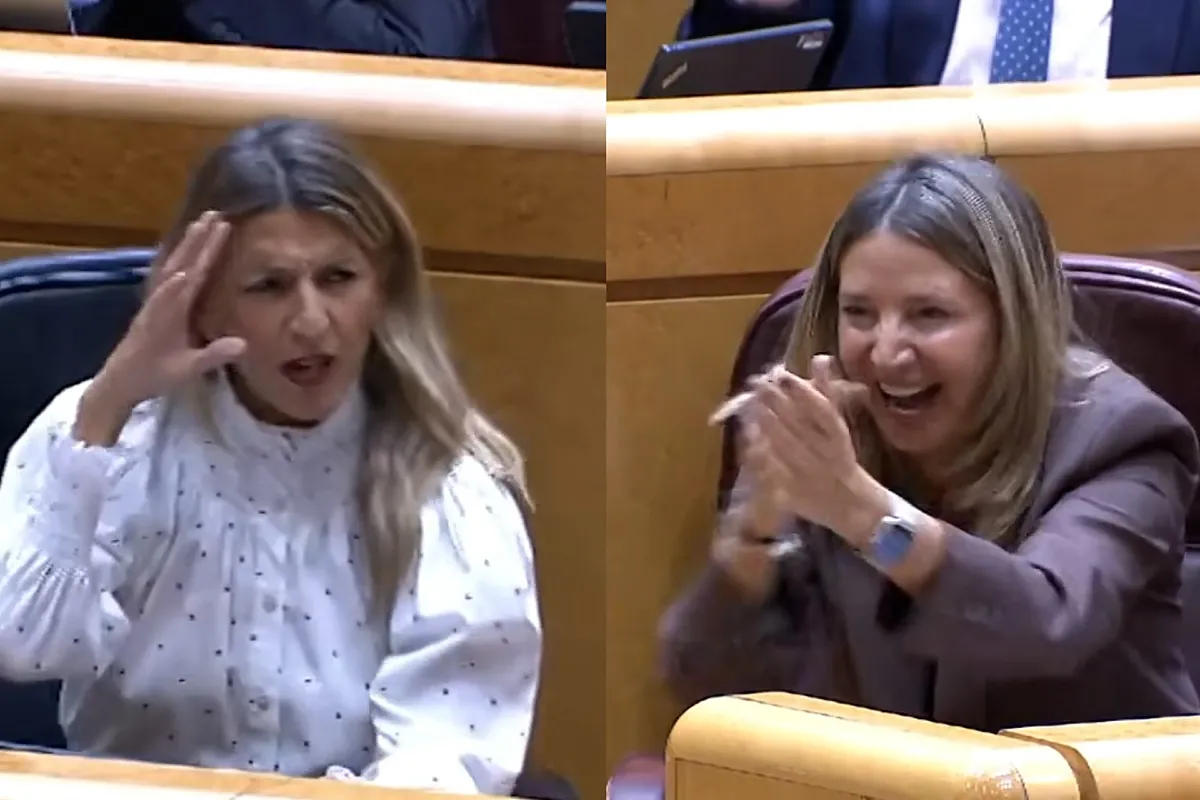 El lapsus de Yolanda Díaz en el Senado: "Queda Gobierno de corrupción para rato"