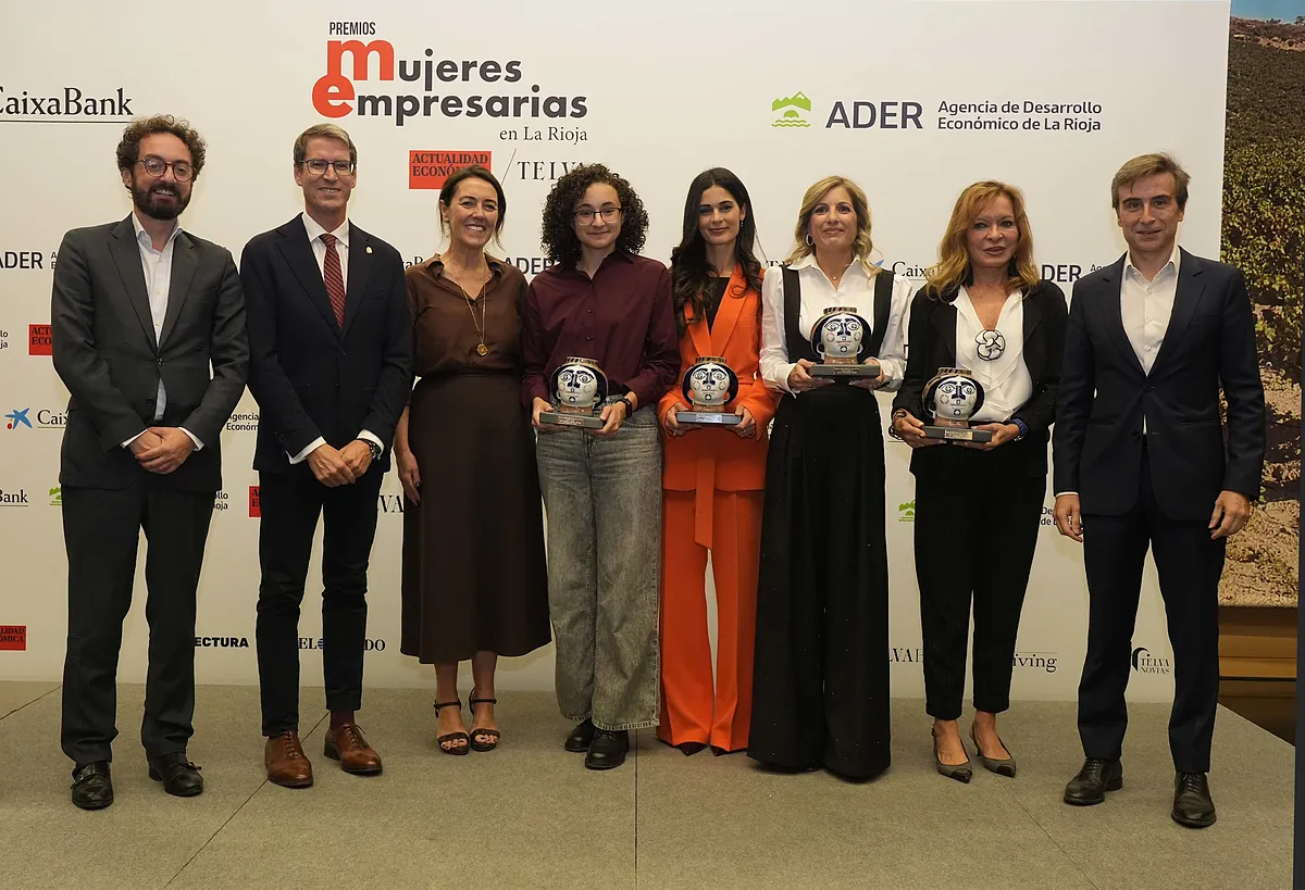 Actualidad Económica y Telva premian a las Mujeres Empresarias en La Rioja: "El grado de progreso lo marca el hecho de que sean las mujeres quienes lideran iniciativas y empresas"