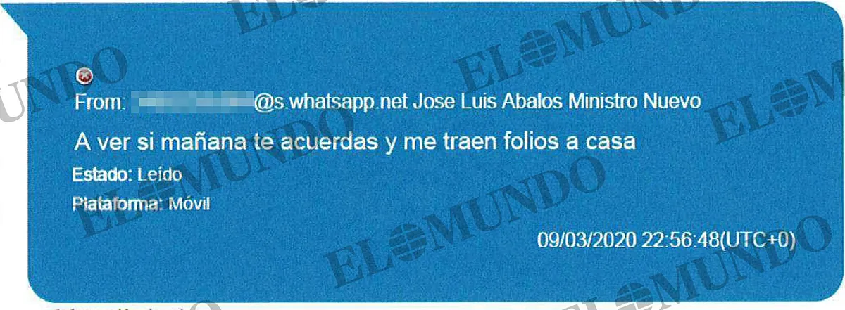 Lo que el PSOE hacía el día que cerraron los colegios por el covid: "Ábalos solicitó un lugar donde comer con Jéssica y añadió que no llevaba dinero encima"