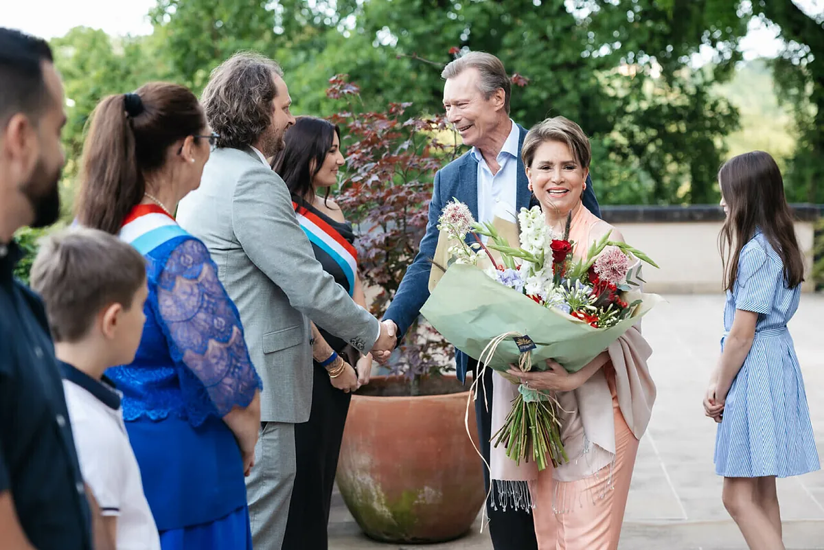 El gran duque Enrique de Luxemburgo celebra sus bodas de plata, a...